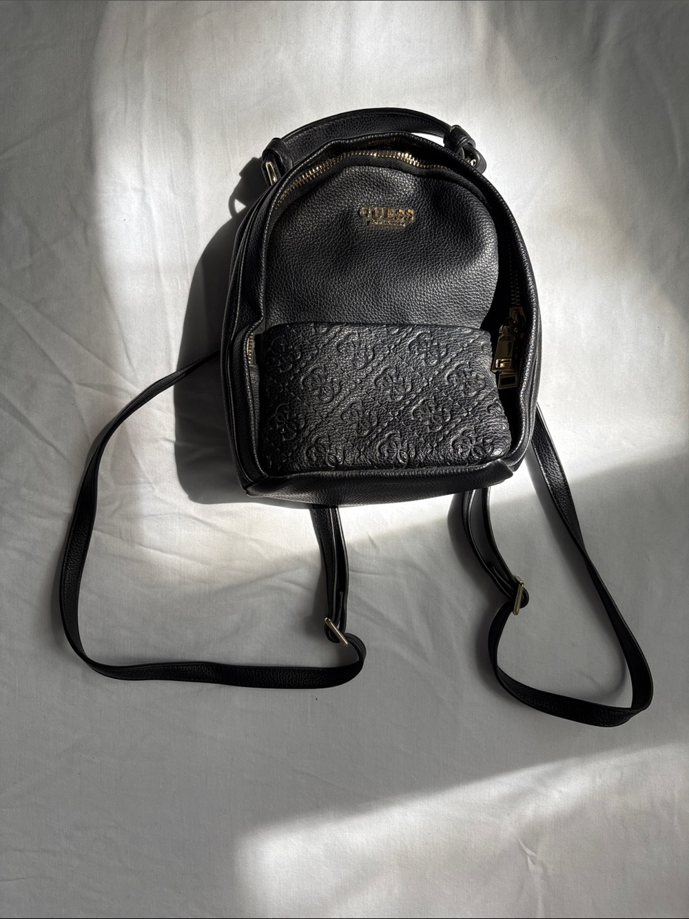 Guess Leather Mini Backpack